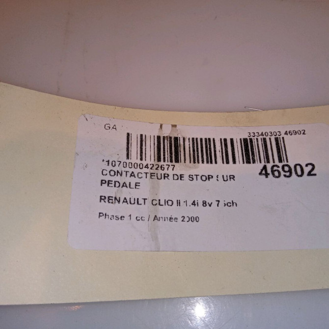 occasion RENAULT CLIO II Phase 1 03-1998->06-2001 1.4i 8v 75ch 7700434561 4