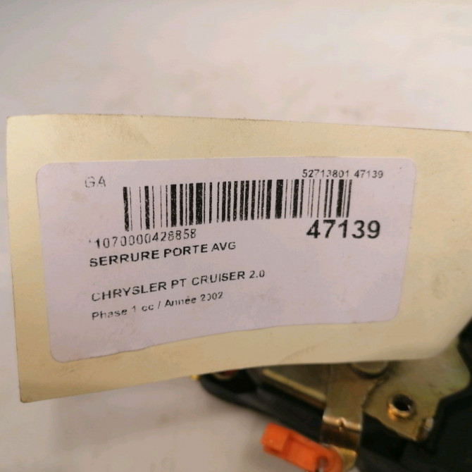 Serrure porte avg occasion CHRYSLER PT CRUISER Phase 1 09-2000->12-2005 2.0 141ch 5067137AA 3