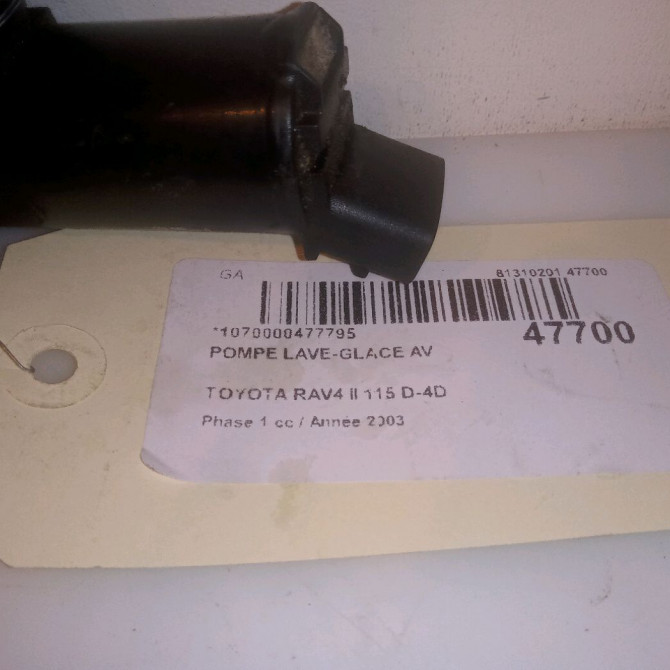 Pompe lave-glace avant occasion TOYOTA RAV4 II Phase 1 07-2000->10-2003 115 D-4D 8533033020 5