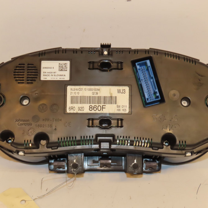 Compteur occasion VOLKSWAGEN POLO V POLO V Phase 1 2009-09-01->2014-05-31 1.2 70ch 6R0920860F 2