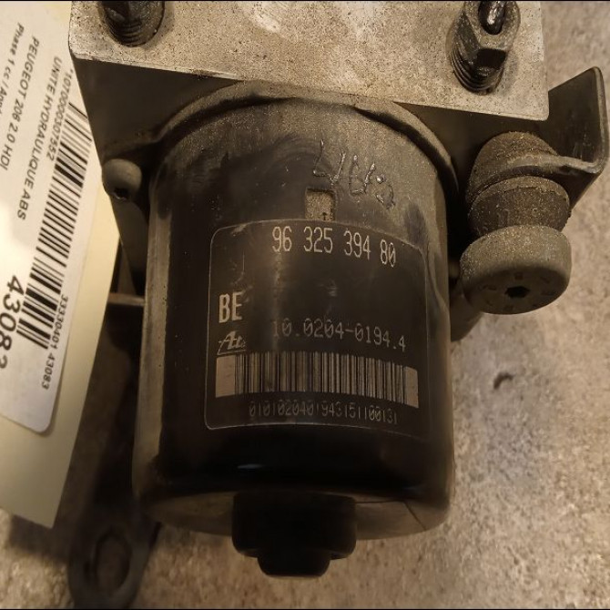 Unité hydraulique ABS occasion PEUGEOT 206 Phase 1 09-1998->03-2009 2.0 HDI 454143 2