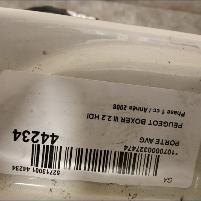 Porte avant gauche occasion PEUGEOT BOXER III Phase 1 06-2006->... 2.2 HDI 100ch 1680730480 3