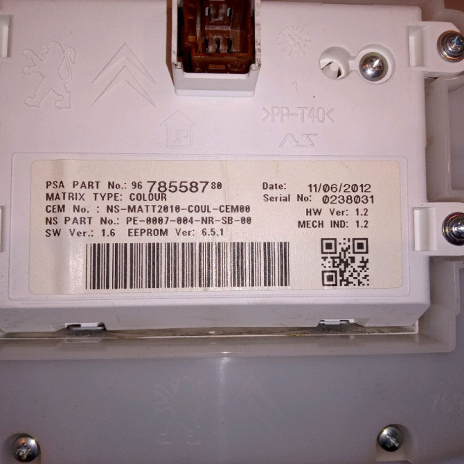 Compteur occasion PEUGEOT 208 208 Phase 1 2012-03-01->2015-09-30 1.2 VTI 82ch 9822633180 3