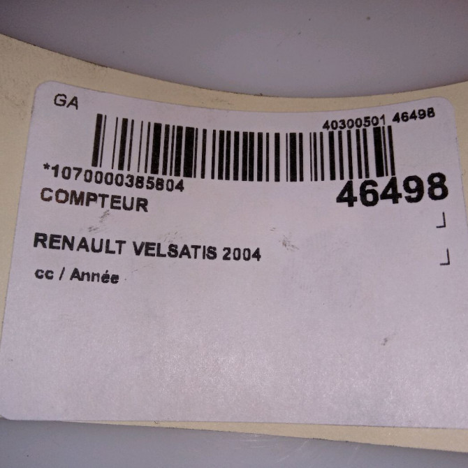 Compteur occasion RENAULT VELSATIS 7701062353 5