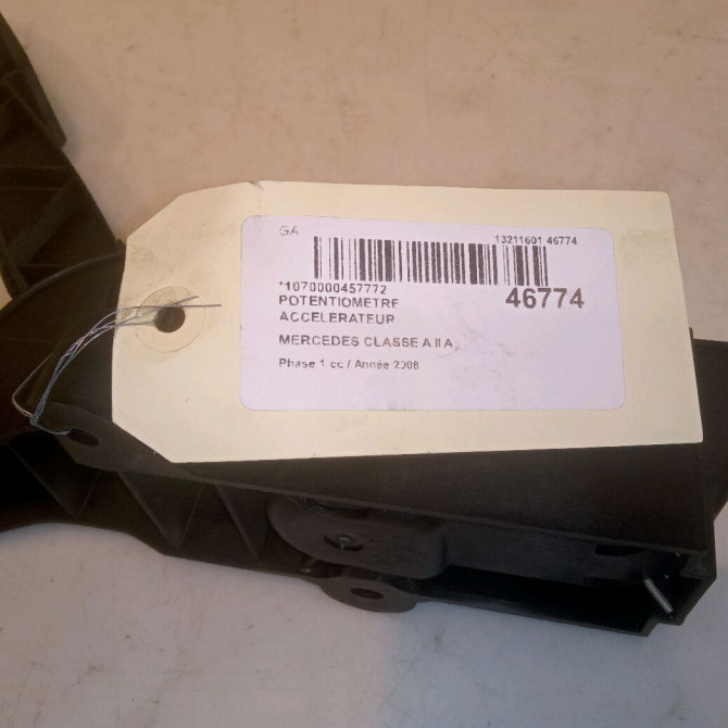 Potentiometre accelerateur occasion MERCEDES CLASSE A II Phase 1 12-2004->04-2008 A 180 CDI 5