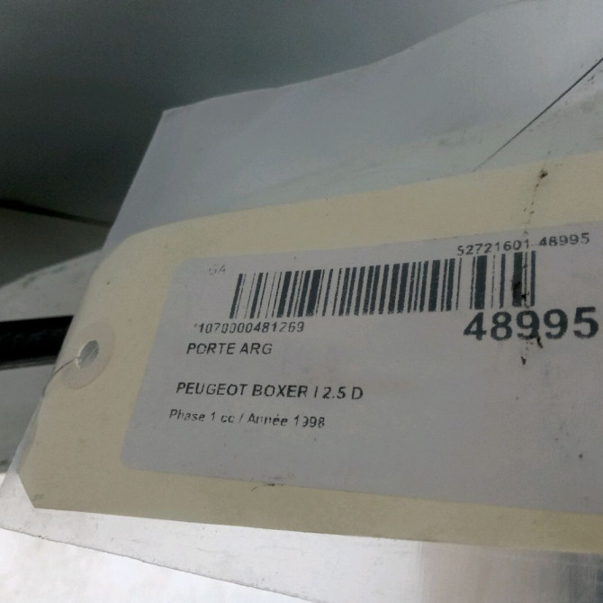 Porte arrière gauche occasion PEUGEOT BOXER I Phase 1 07-1994->02-2002 2.5 D 900683 2