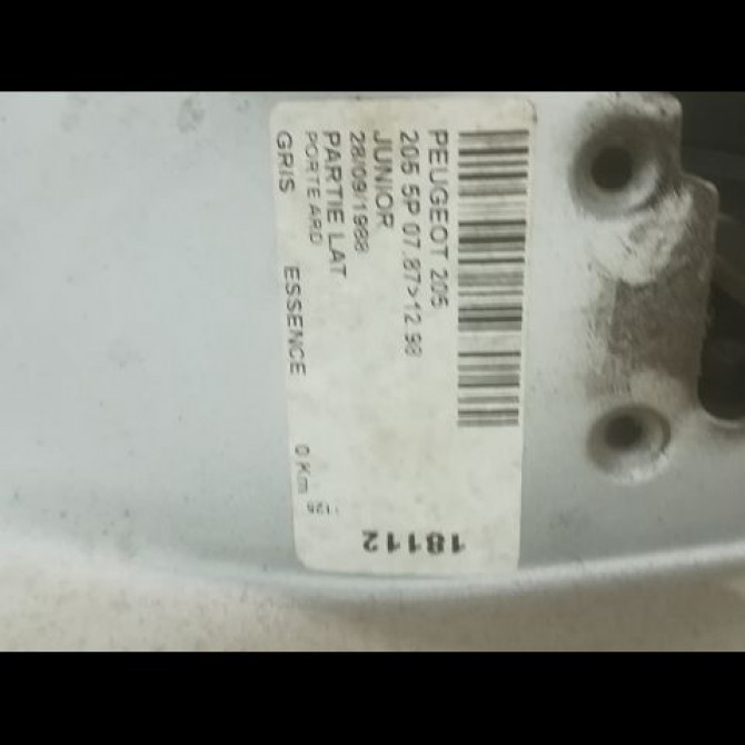 Porte arrière droite occasion PEUGEOT 205 Phase 1 03-1983->07-1987 900864 3