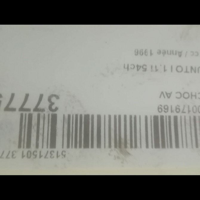 Pare-choc avant occasion FIAT PUNTO I Phase 1 11-1993->10-1999 1.1i 54ch 183001680 4