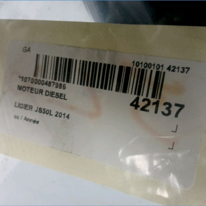 Moteur diesel occasion LIGIER JS50L 7