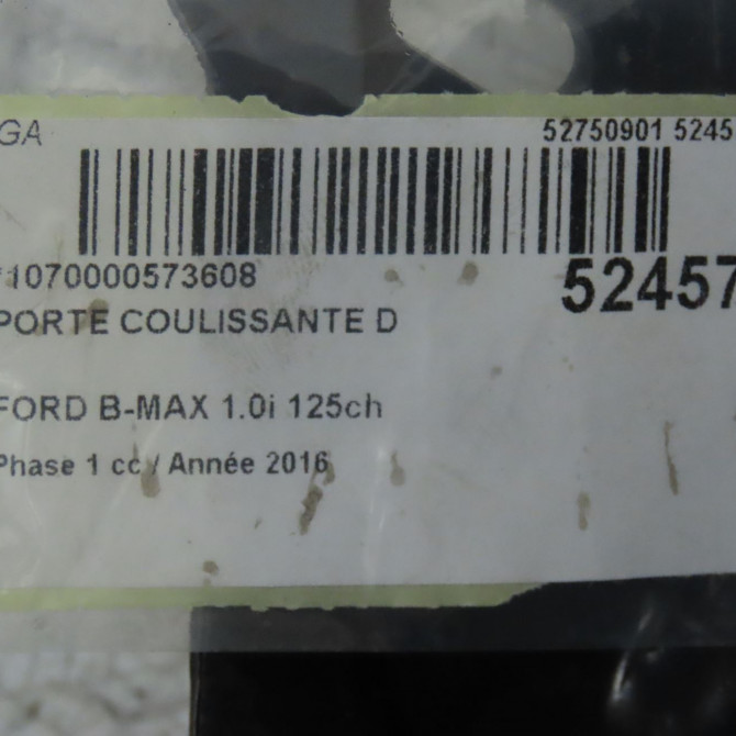 Porte coulissante d occasion FORD B-MAX Phase 1 06-2012->... 1.0i 125ch 1752838 4