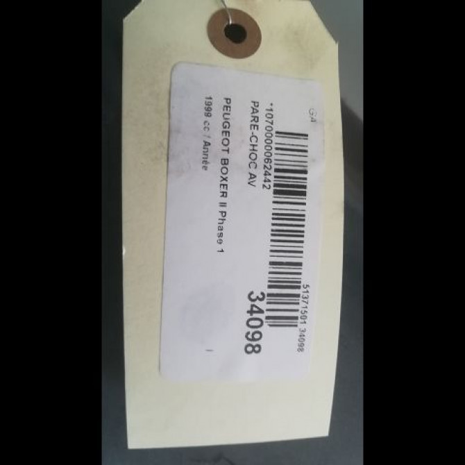 Pare-choc avant occasion PEUGEOT BOXER I Phase 1 07-1994->02-2002 1617322280 4