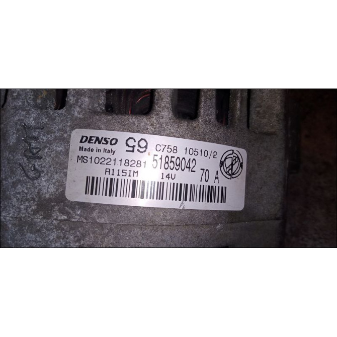 Alternateur occasion FIAT GRANDE PUNTO III Phase 1 09-2005->12-2013 1.2i 65ch 71784031 3