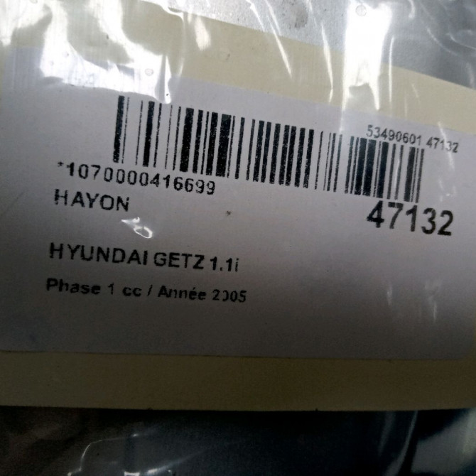 Hayon occasion HYUNDAI GETZ Phase 1 09-2002->11-2005 1.1i 737001C010 3