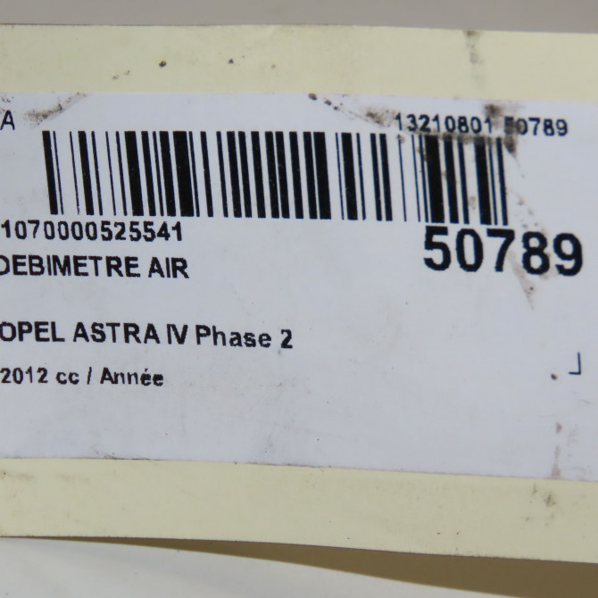 Debimetre air occasion OPEL ASTRA IV ASTRA IV Phase 2 2012-07-01->2016-04-30 55561912 5