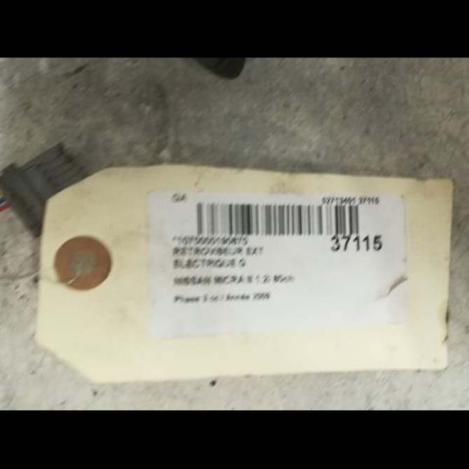 Retroviseur exterieur electrique gauche occasion NISSAN MICRA III Phase 3 11-2007->11-2010 1.2i 80ch 96302AX96C 3