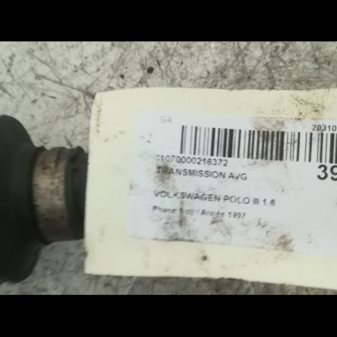 Transmission avant gauche occasion VOLKSWAGEN POLO III Phase 1 10-1994->11-1999 1.6 6N0407451X 3