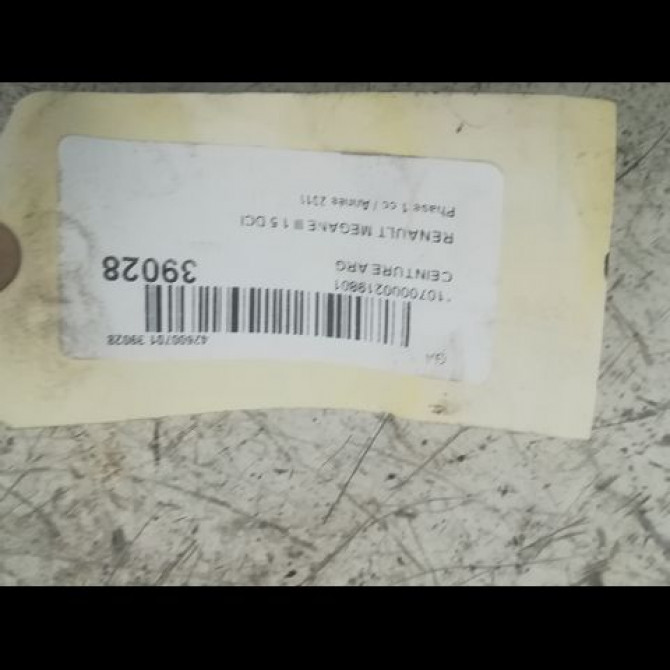 Ceinture arrière gauche occasion RENAULT MEGANE III Phase 1 11-2008->01-2012 1.5 DCI 90ch 888419897R 2