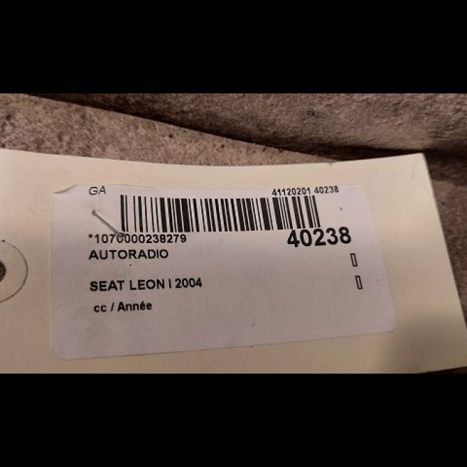 Autoradio occasion SEAT LEON I 3