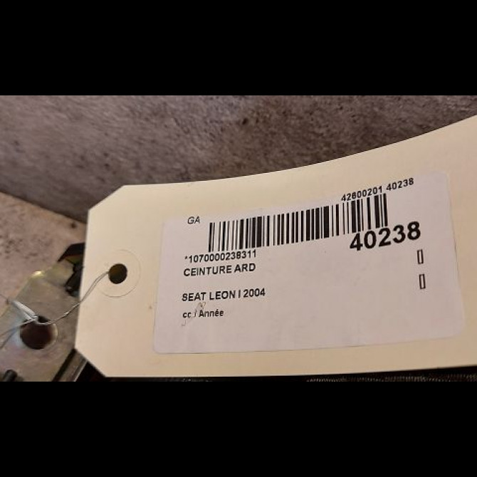 Ceinture arrière droite occasion SEAT LEON I 1M0857806HCP 3