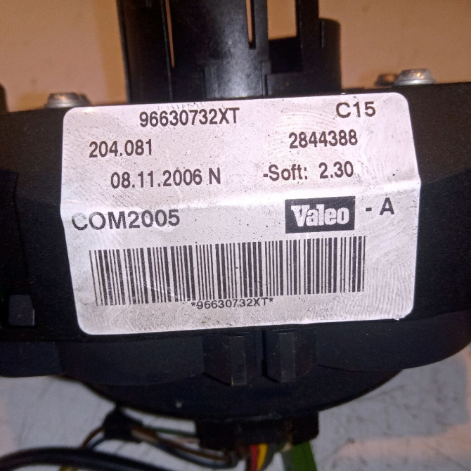 Bloc commodos occasion PEUGEOT 207 Phase 1 04-2006->06-2013 1.4 HDI 70ch 6242P3 3