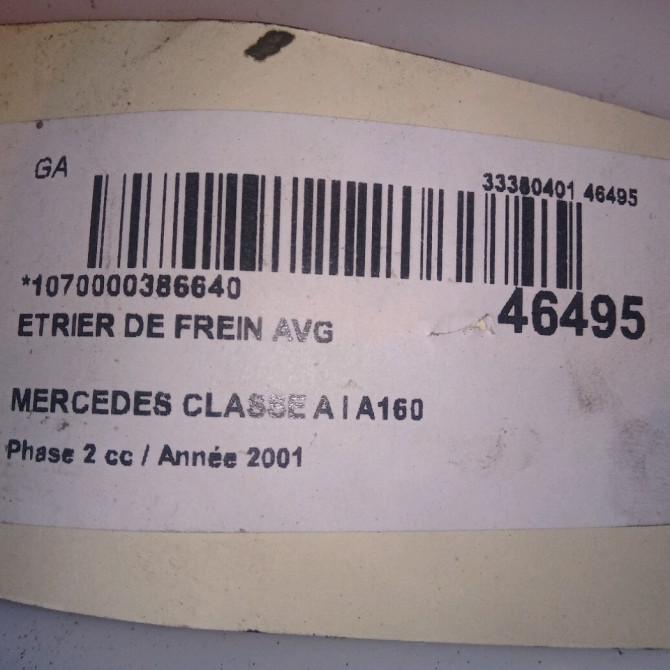 Etrier de frein avant gauche occasion  1684200283 4