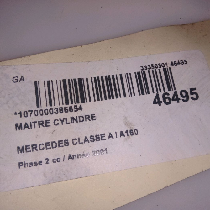 Maitre cylindre occasion  64300001 4