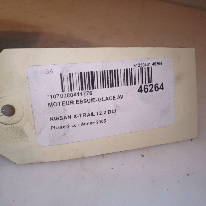 Moteur essuie-glace avant occasion NISSAN X-TRAIL I Phase 2 01-2004->11-2007 2.2 DCI 28810EQ31A 4