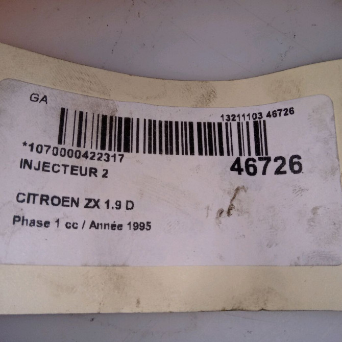 occasion CITROEN ZX Phase 1 05-1992->06-1994 1.9 D 3