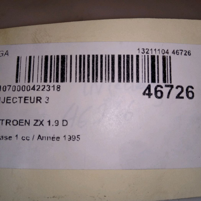 occasion CITROEN ZX Phase 1 05-1992->06-1994 1.9 D 4