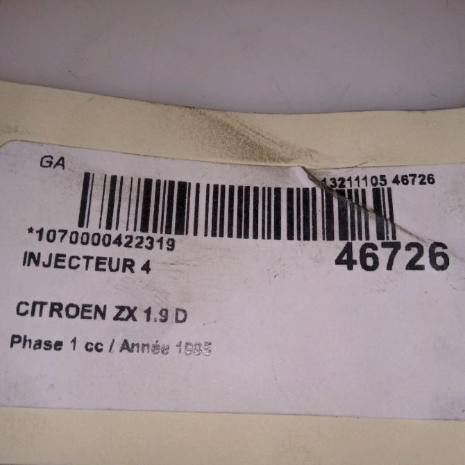 occasion CITROEN ZX Phase 1 05-1992->06-1994 1.9 D 5