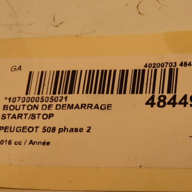 occasion PEUGEOT 508 phase 2 06-2014->... 96777946ZD 3