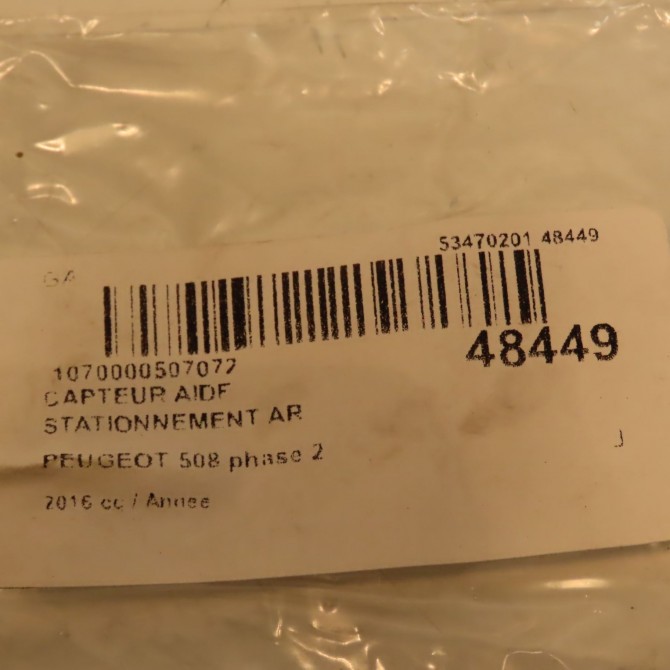 Capteur aide stationnement ar occasion PEUGEOT 508 phase 2 06-2014->... 1608321780 3