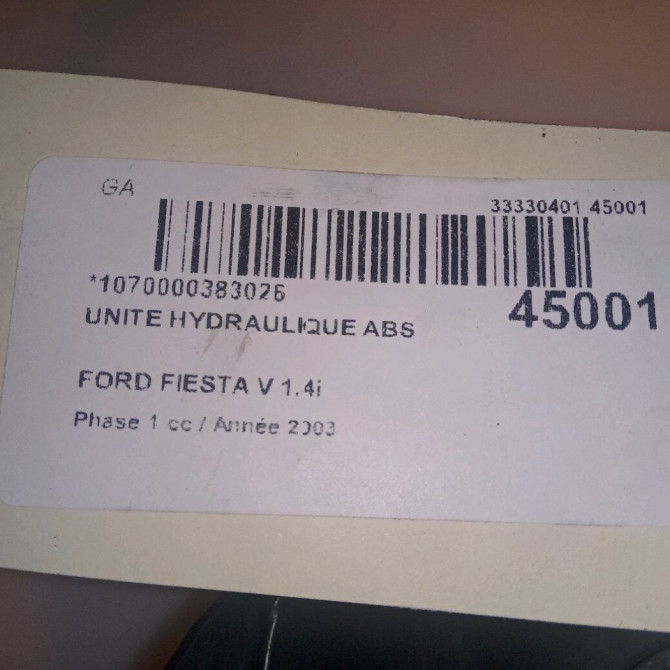 Unité hydraulique ABS occasion FORD FIESTA V Phase 1 09-2002->10-2005 1.4i 1146149 5
