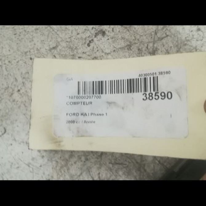 Compteur occasion FORD KA I Phase 1 10-1996->10-2008 1060310 3