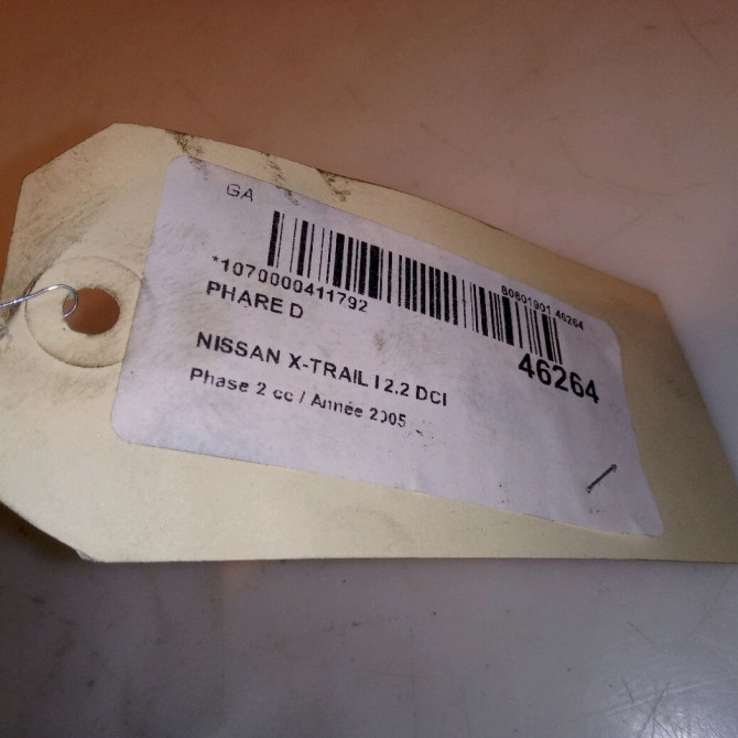 Phare droit occasion NISSAN X-TRAIL I Phase 2 01-2004->11-2007 2.2 DCI 260108H90A 4