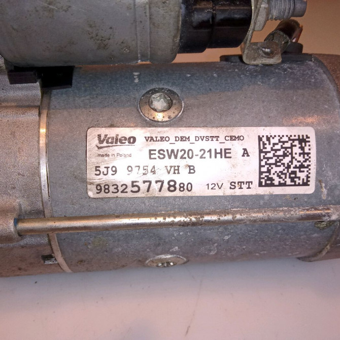 Démarreur occasion PEUGEOT RIFTER 9825233080 4