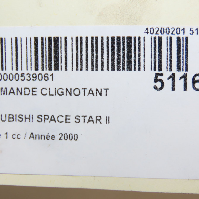 Commande clignotant occasion MITSUBISHI SPACE STAR II Phase 1 10-1998->03-2006 1.3i 85ch MR141715 5