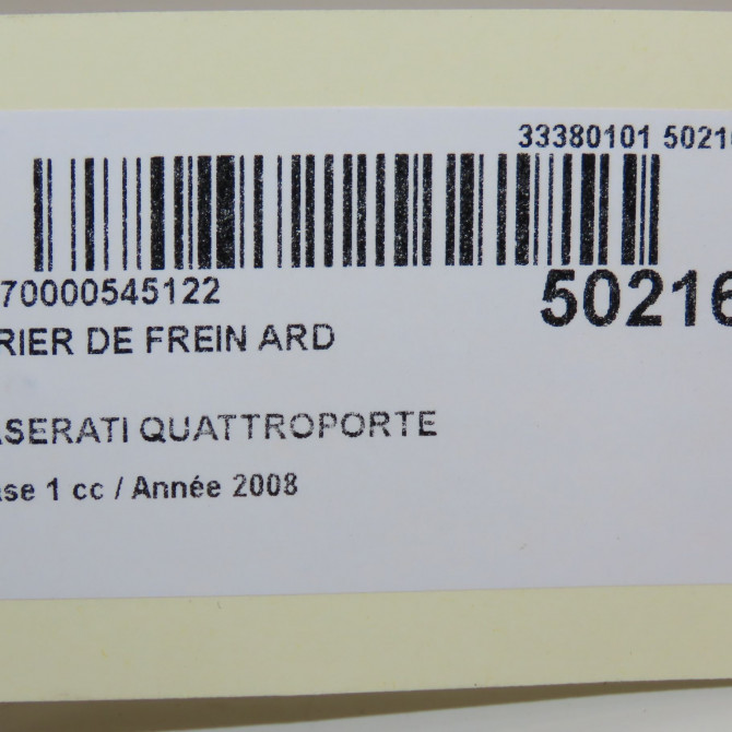 Etrier de frein arrière droit occasion MASERATI 146 Phase 1 04-1995->04-1999 4.2i 401ch 6