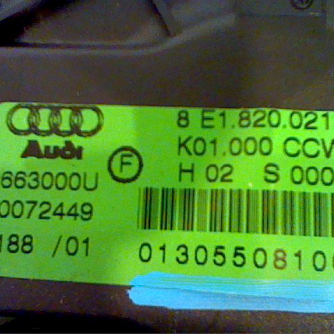 Ventilateur de chauffage occasion AUDI A4 II Phase 1 01-2001->11-2004 1.9 TDi 101ch 8E1820021E 2