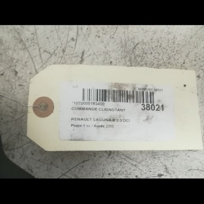 Bloc commodos occasion RENAULT LAGUNA III Phase 1 10-2007->10-2010 2.0 DCI 150ch 2