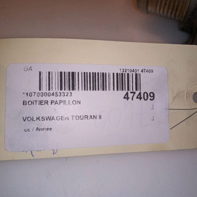 Boitier papillon occasion VOLKSWAGEN TOURAN II 4
