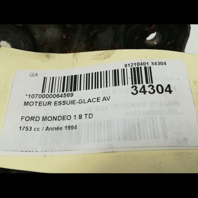 Moteur essuie-glace avant occasion FORD MONDEO I Phase 1 01-1993->09-1996 1.8 TD 4