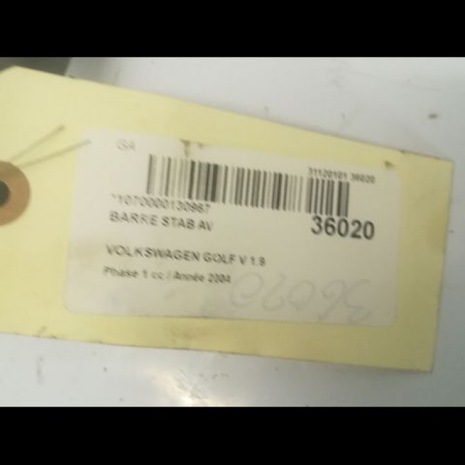 Barre stab av occasion VOLKSWAGEN GOLF V Phase 1 11-2003->10-2008 1.9 TDI 90ch 1K0411303BK 2