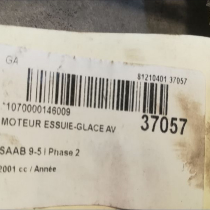 Moteur essuie-glace avant occasion SAAB 9-5 I Phase 2 07-2001->12-2005 12779155 3