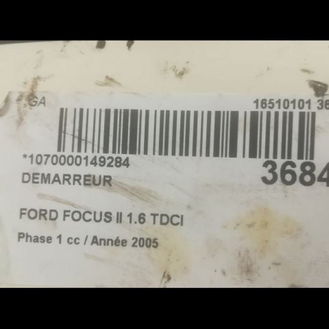 Démarreur occasion FORD FOCUS II Phase 1 09-2004->12-2007 1.6 TDCI 110ch 2109635 4
