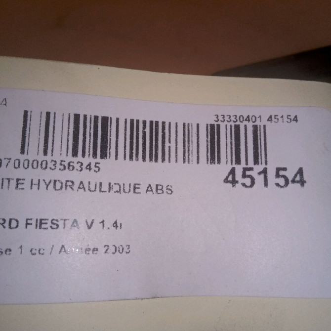 Unité hydraulique ABS occasion FORD FIESTA V Phase 1 09-2002->10-2005 1.4i 1146149 5