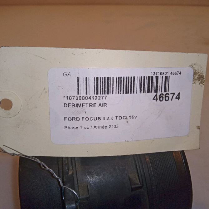 Debimetre air occasion FORD FOCUS II Phase 1 09-2004->12-2007 2.0 TDCI 16v 135ch 1303898 6