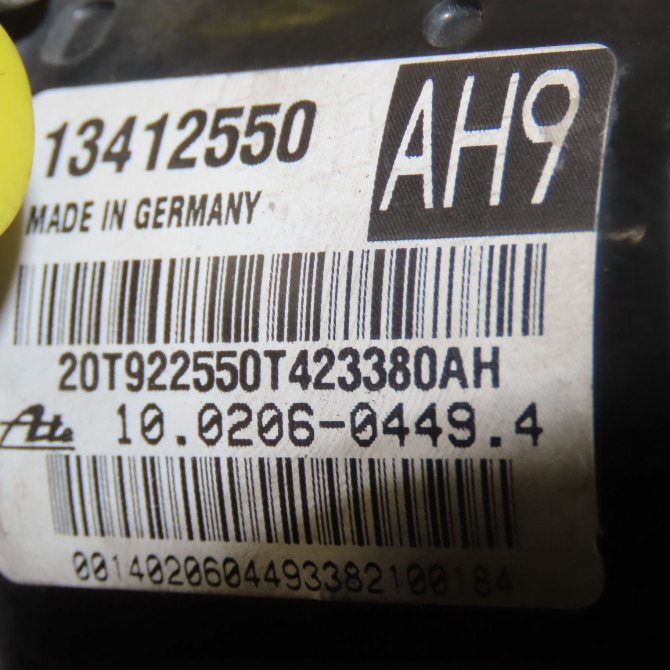 Unité hydraulique ABS occasion OPEL ASTRA IV ASTRA IV Phase 2 2012-07-01->2016-04-30 13384013 3