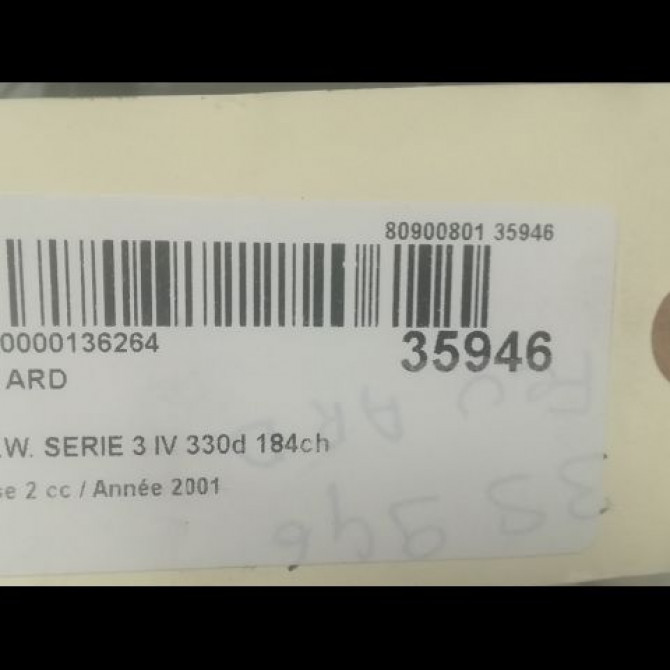 Feu arrière droit occasion B.M.W. SERIE 3 IV Phase 2 09-2001->03-2005 330d 184ch 63216946536 3