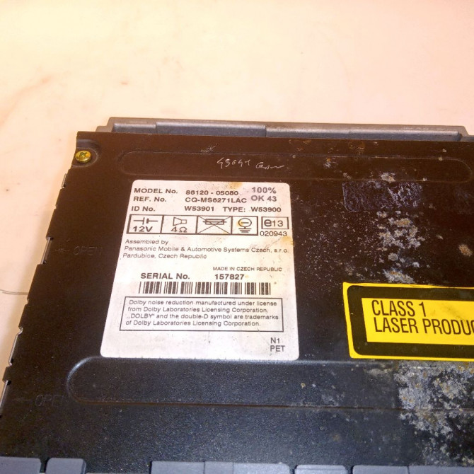 Autoradio occasion TOYOTA AVENSIS II phase 1 05-2003->08-2006 115 D-4D 8612005071 3